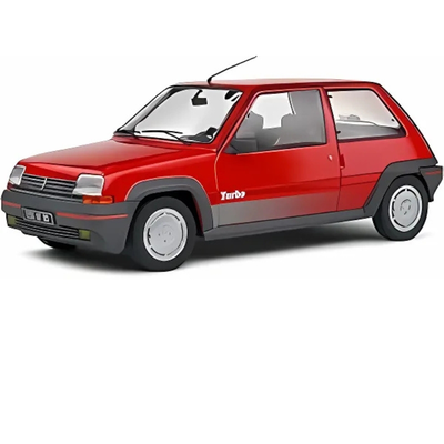 Solido 1/18 1985 renault 5 gt turbo mk1, red, , medium