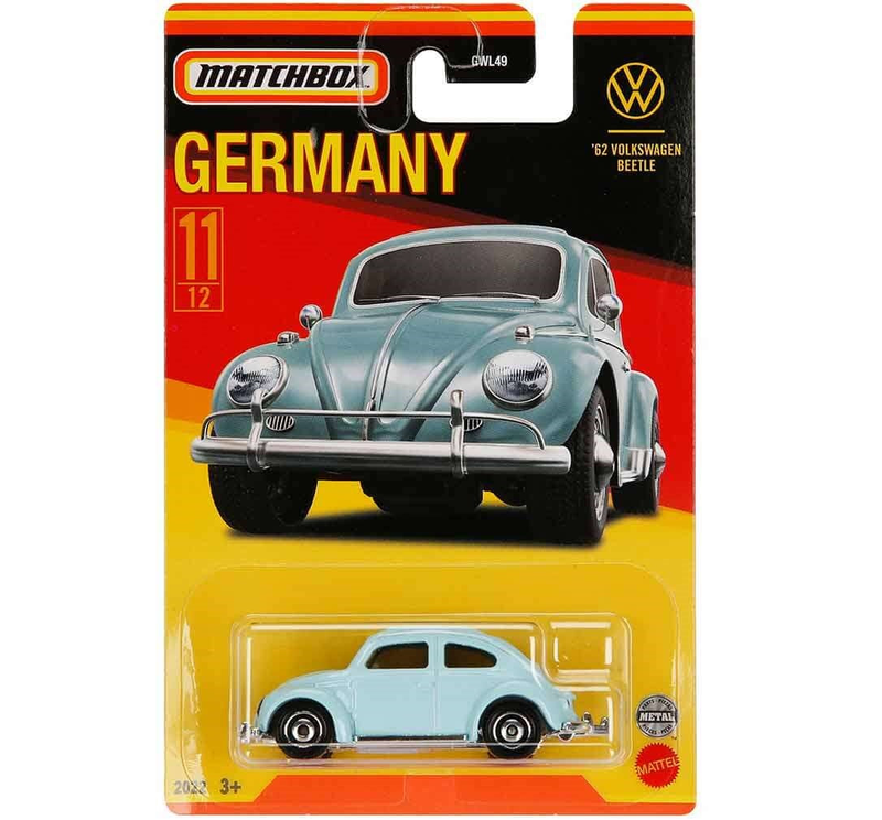 Matchbox | stars of germany | 62' volkswagen beetle | 11/12 | gwl49 979d, , medium-null