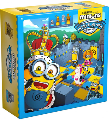 Minions medieval mayhem chess set noble collection, , medium