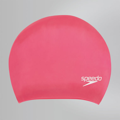 Speedo long hair cap au (06168-a064) pink, Pink, medium
