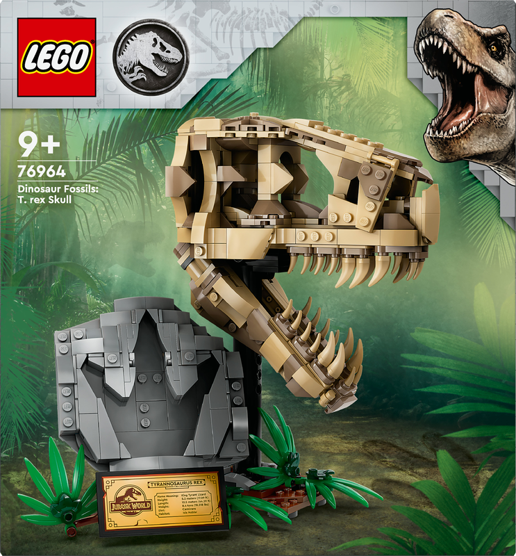 Lego jurassic world dinosaur fossils t. Rex skull 76964 for ages 9+ 577pcs, , medium-null
