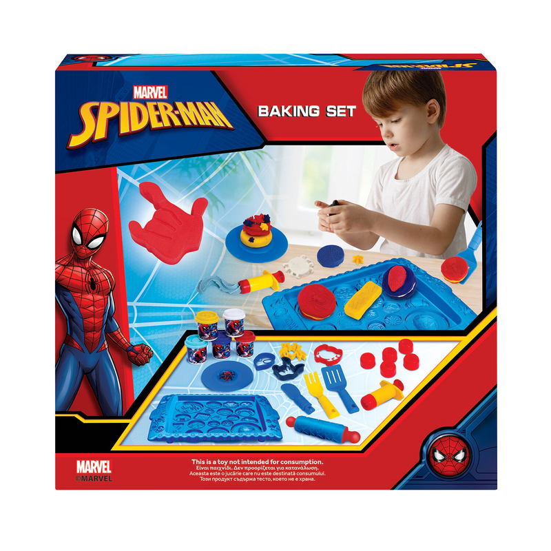 Marvel spiderman baking set dough, , medium-null