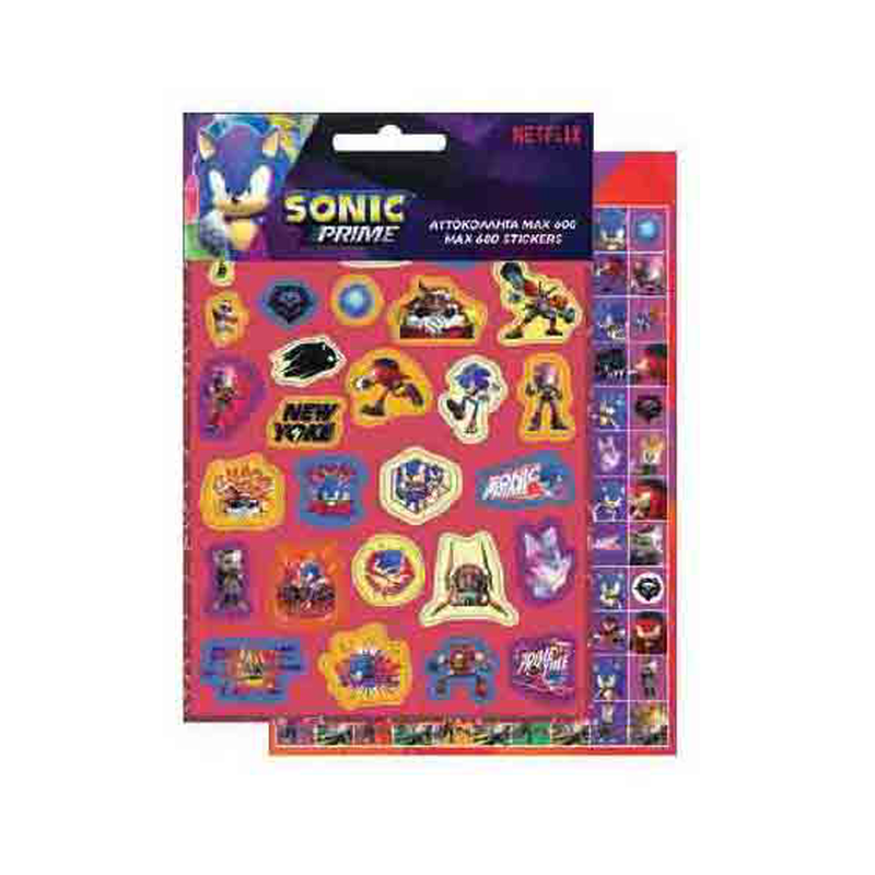 Product image: Sonic prime max stickers 600pcs, , medium-null