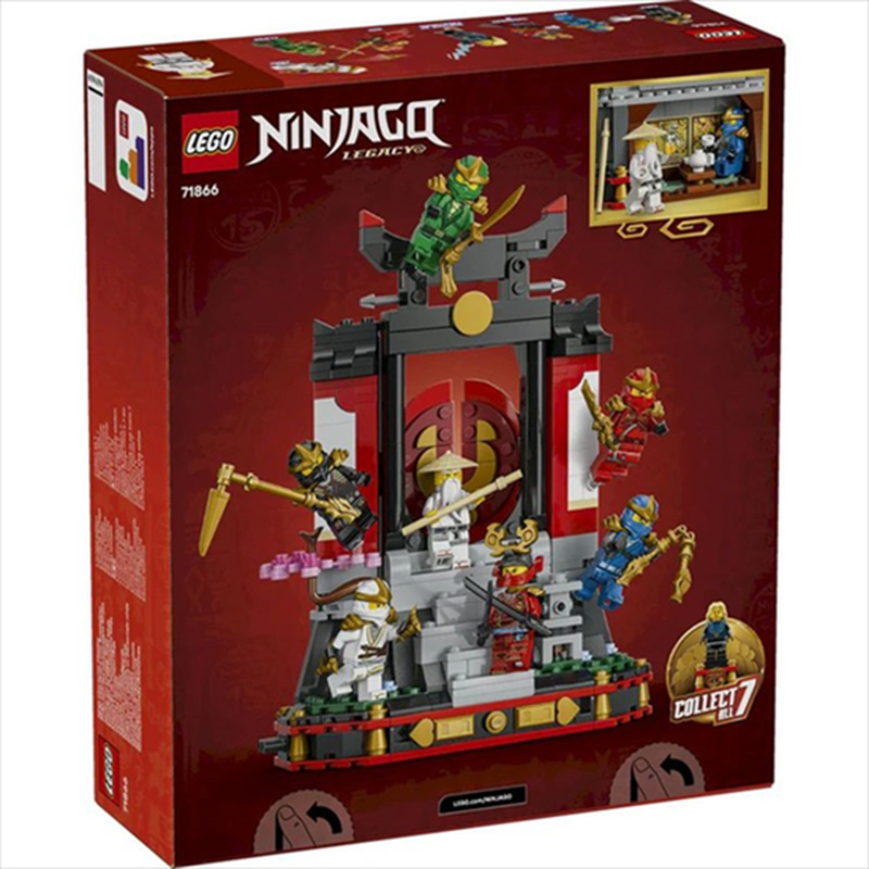 Lego 71866 ninjago - ninja character display 15th anniversary, , medium-null