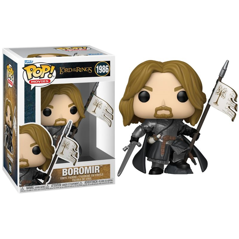 Funko pop! Movies: the lord of the rings - boromir #1986 vinyl figure, , medium-null