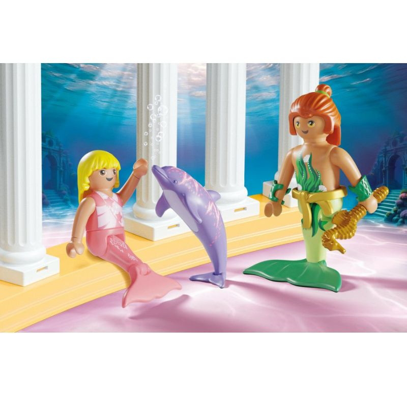 Playmobil 71861 princess magic - underwater treasure with mermaids and dolphin, , medium-null