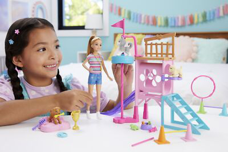 Barbie & stacie to the rescue puppy playground hrm10 3y+, , medium-null
