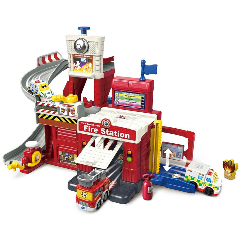 Product image: Vtech toot-toot drivers fire station playset, , medium-null