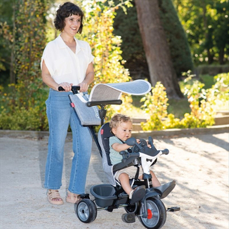 Smoby baby driver tricycle grey 7600741503, , medium-null