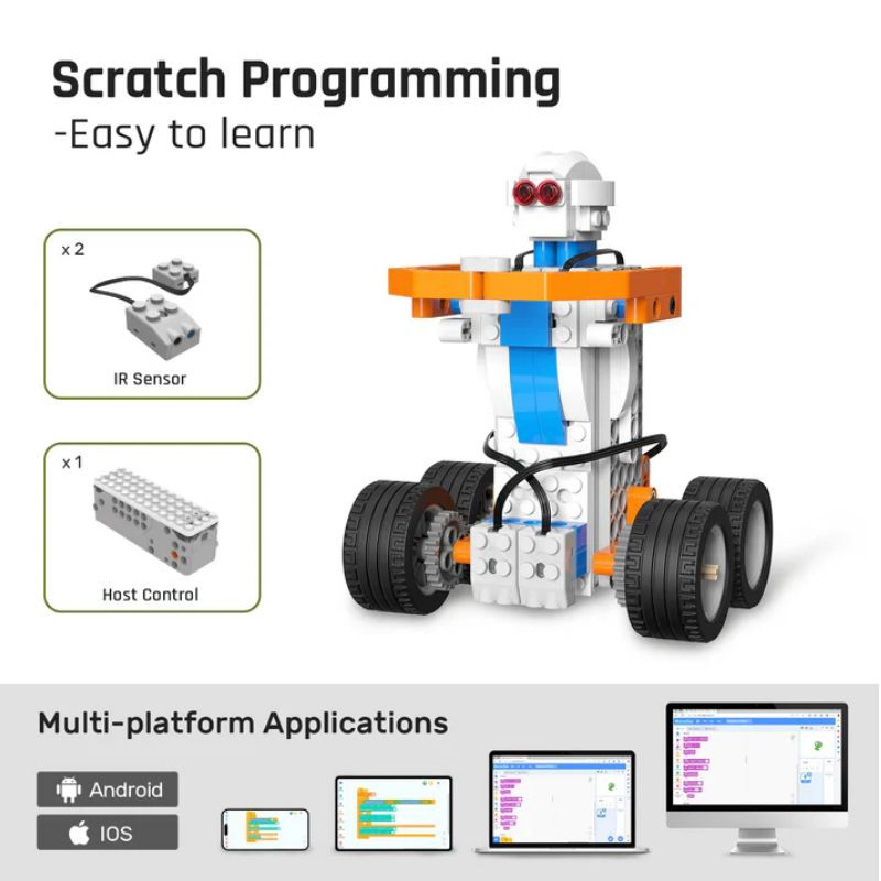 Superbot: 26-in-1 programmable stem robot kit, , medium-null
