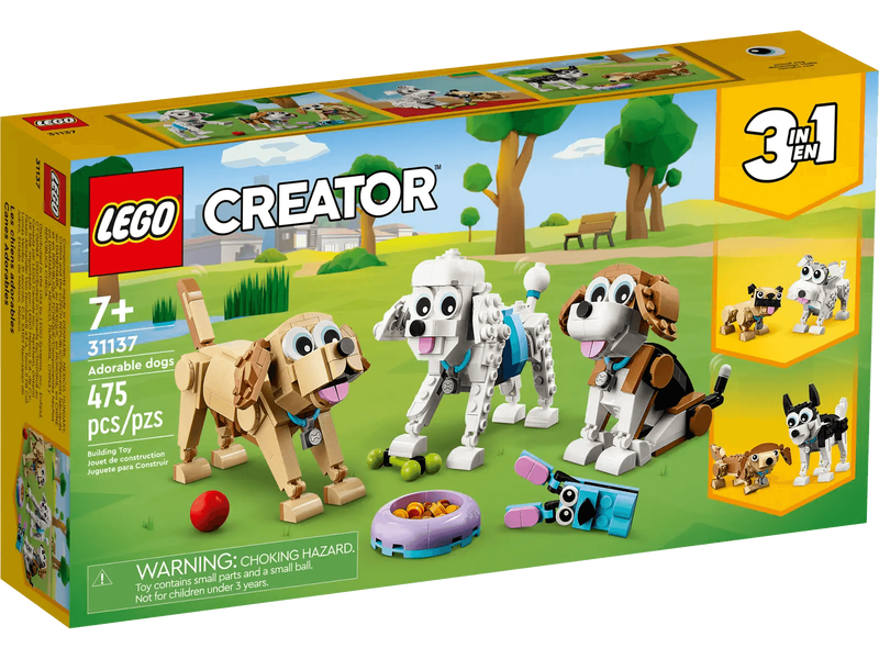 Lego creator 3in1 adorable dogs set 31137, , medium-null