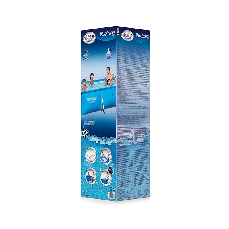 Bestway detachable steel pro splash frame rectangular pool, , medium-null