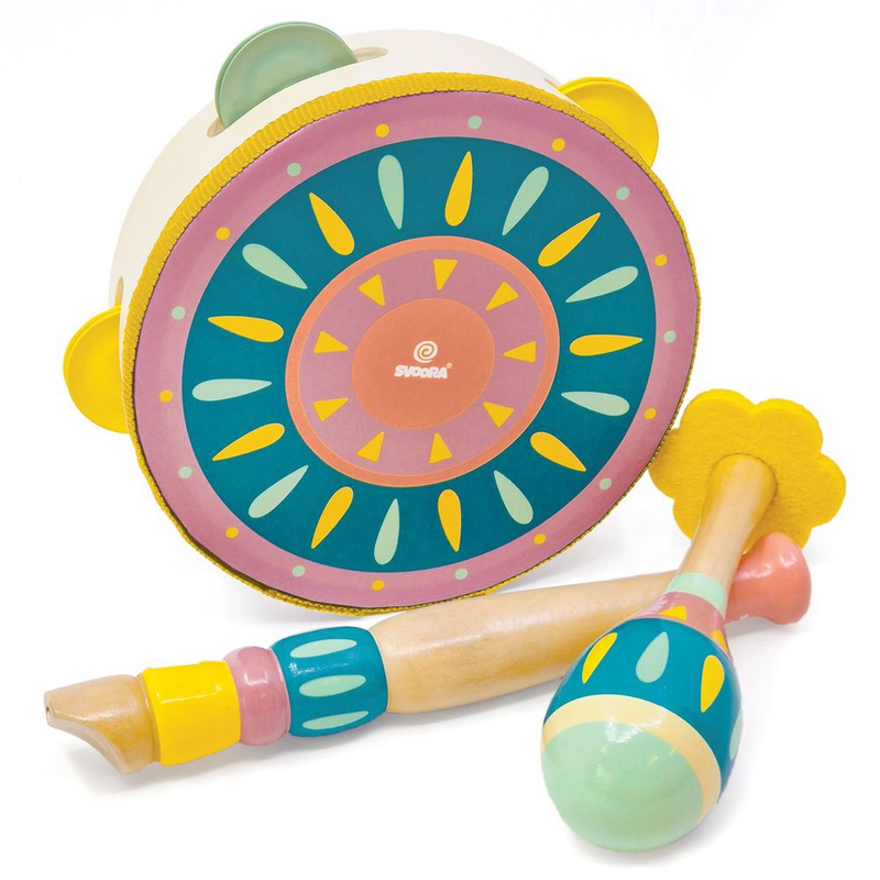Wooden musical set peacock, , medium image number null