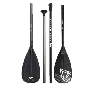Aquamarina dual-tech 2-in-1 isup & kayak paddle, Black, medium