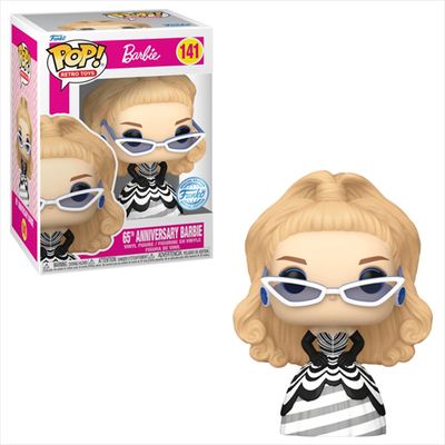 Funko pop! Retro toys: barbie - 65th anniversary barbie special edition #141 vinyl figure