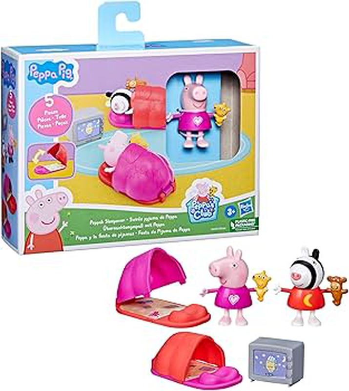 Peppa pig peppa's sleepover f6430 3y+, , medium image number null