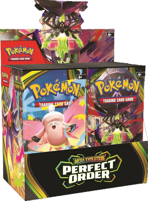 Pokemon mega evolution perfect order booster trading cards, , medium