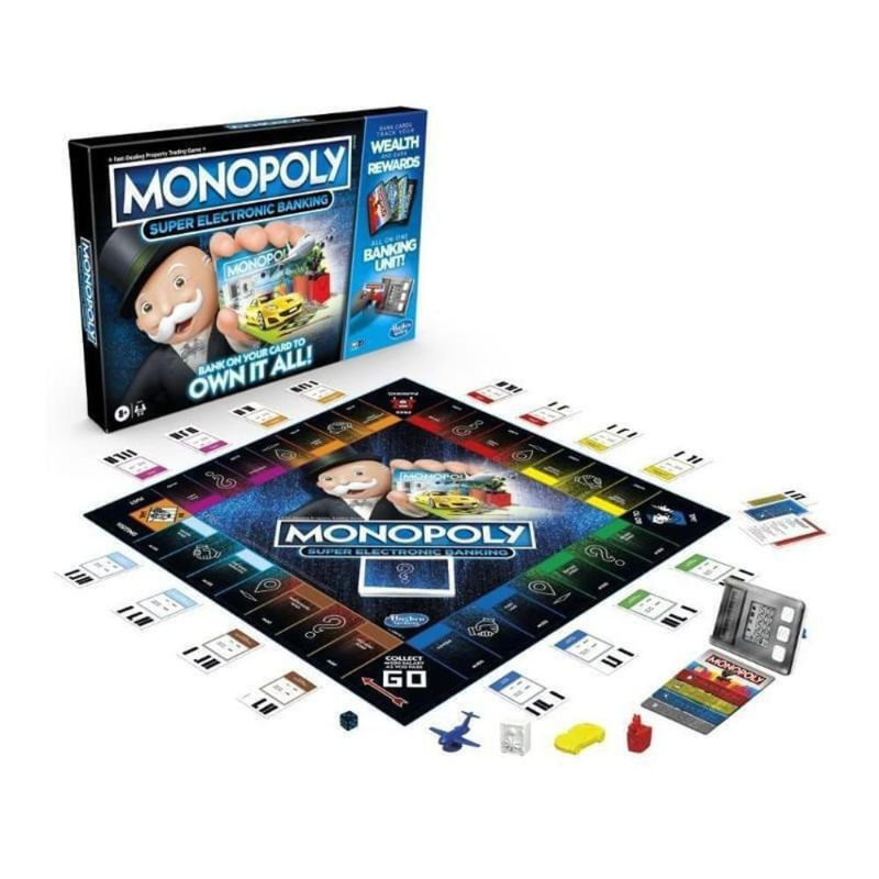 Product image: Hasbro monopoly ηλεκτρονική εξαργύρωση bonus για 2-4 παίκτες, 8+ ετών, , medium-null