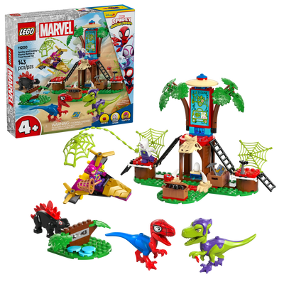Lego 11200 spidey and gobby’s raptor battle at tree house hq, , medium