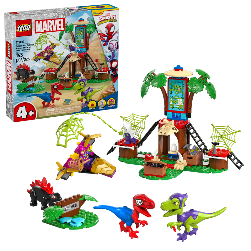 Product image: Lego 11200 spidey and gobby’s raptor battle at tree house hq, , medium-null