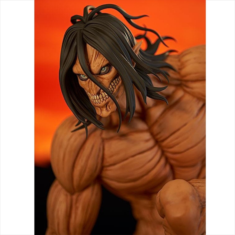 Product image: Attack on titan pop up parade pvc statue eren yeager: attack titan ver. Xl 34 cm, , medium-null