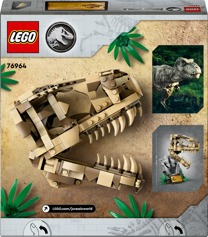 Lego jurassic world dinosaur fossils t. Rex skull 76964 for ages 9+ 577pcs, , medium-null