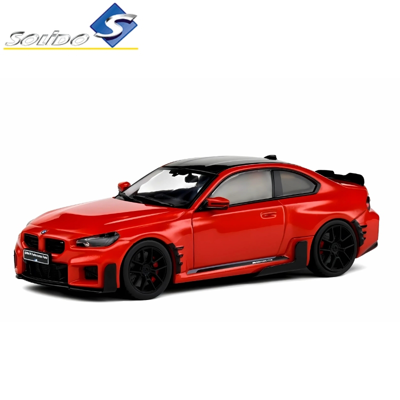 Solido 1/43 2023 bmw m2 g87, red, , medium-null