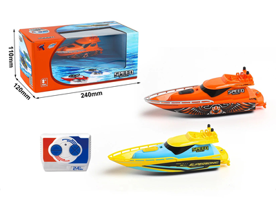 2.4GHz rc remote controlled speedboat - assorted, , medium