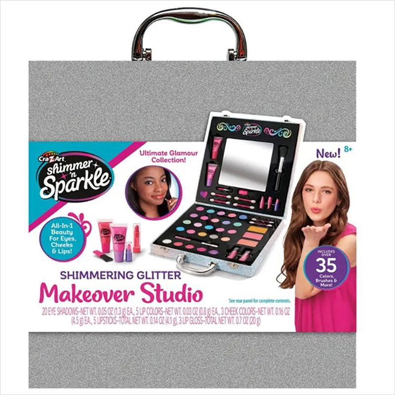 Cra-z-art shimmer n sparkle glitter makeover studio sns-17965, , medium-null