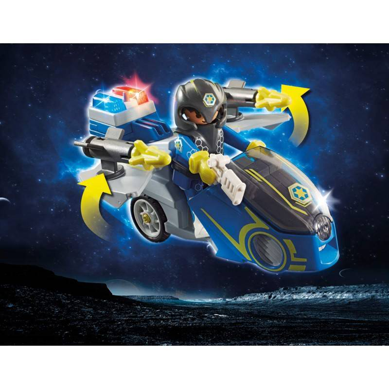 Playmobil 70020 galaxy police bike, , medium-null