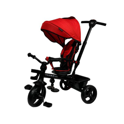 3 in 1 – trikestar tricycle (363) for kids red, , medium