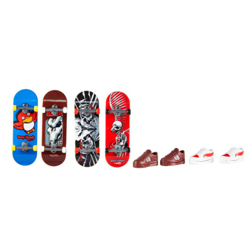Hot wheels skate fingerboards  skate shoes multipack hgt84, , medium-null