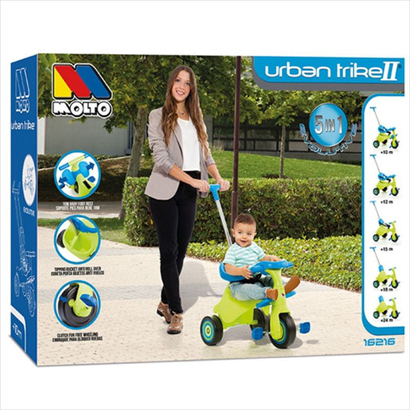 Product image: Molto urban trike II city - 5 in 1 green 16216, , medium-null