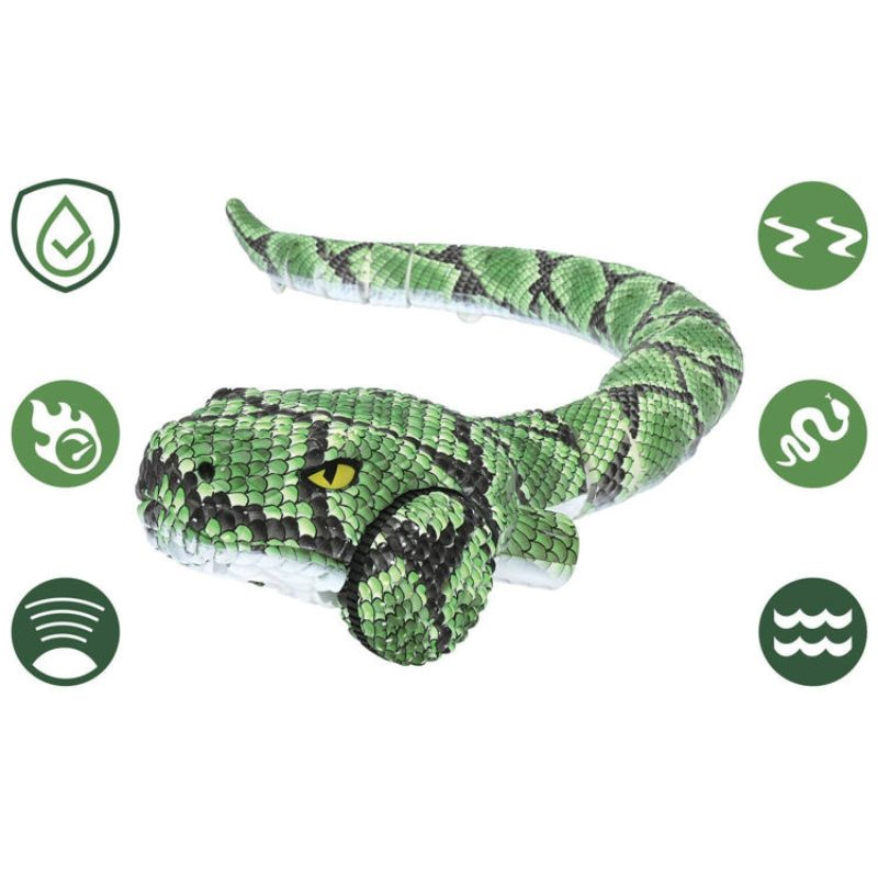 Lexibook remote-controlled amphibian python snake01, , medium-null