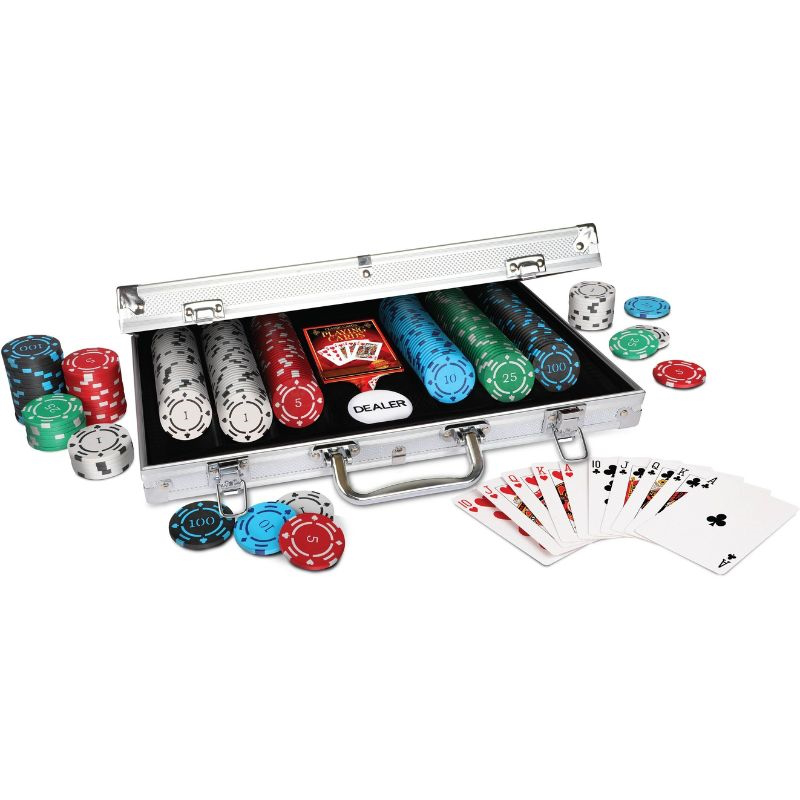 Mam pro poker texas holdem chips set 300pcs pro03352sp4, , medium-null