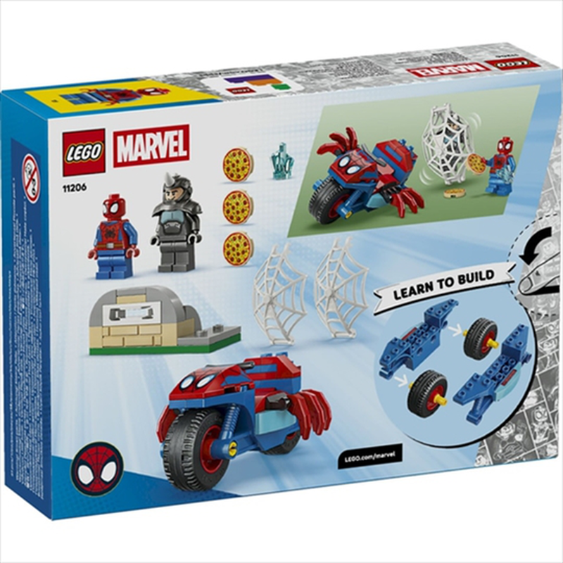 Lego 11206 marvel - spidey on his motorcycle vs. Rhino, , medium-null