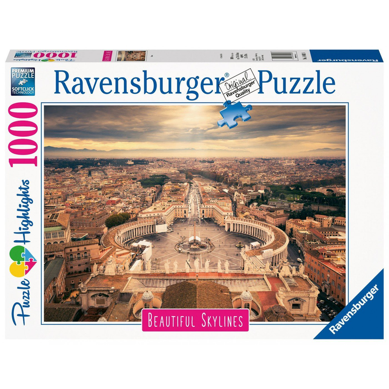 Product image: Ravensburger παζλ 1000 τεμ. Ρώμη 14082, , medium-null