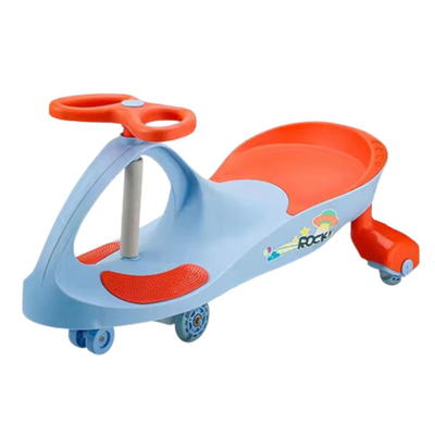 Wiggle car-swing παιδικό αυτοκινητάκι με 12 βραβεία παγκοσμίως! (81x31x42cm) (γαλάζιο παστελ), Orange, medium
