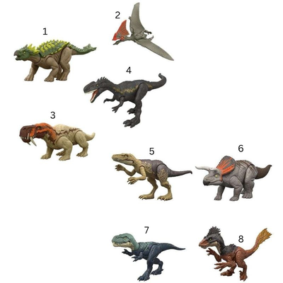 Jurassic world rebirth - dinosaur figure strike attack jcb77, , medium