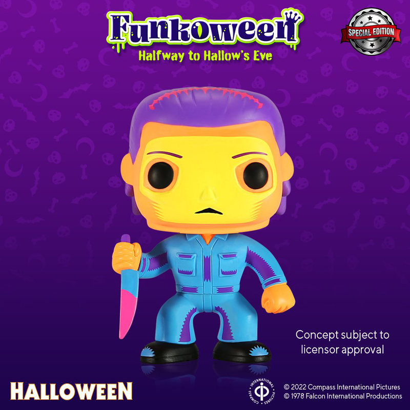 Funko pop! Halloween - michael myers (black light) (exclusive), , medium-null