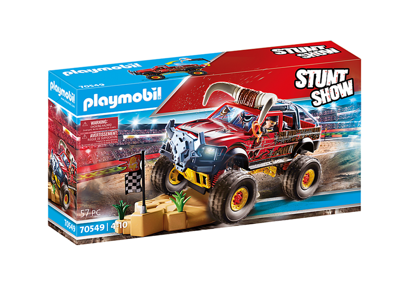 Product image: Playmobil 70549 stuntshow monster truck horned, , medium-null
