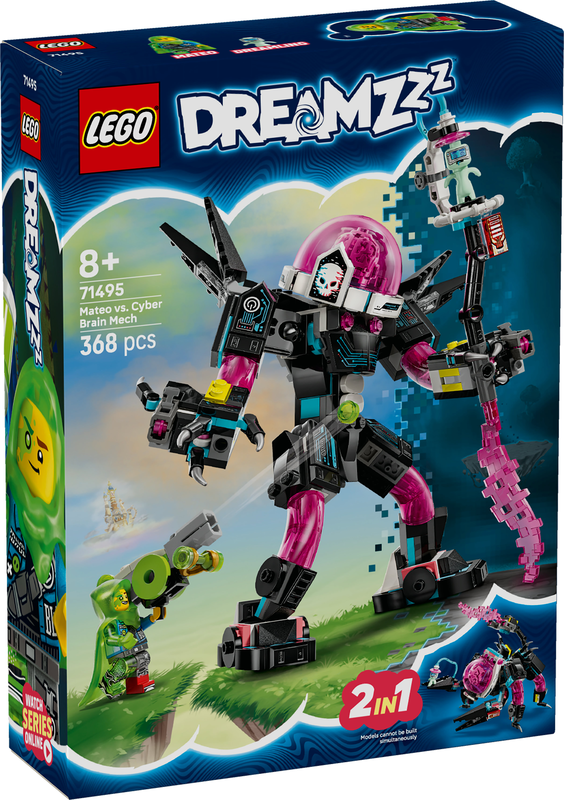 Lego dreamzzz&trade; mateo vs. Cyber brain mech 71495 &gamma;&iota;&alpha; &eta;&lambda;&iota;&kappa;ί&epsilon;&sigmaf; 8+ 368&tau;&mu;&chi;, , medium-null