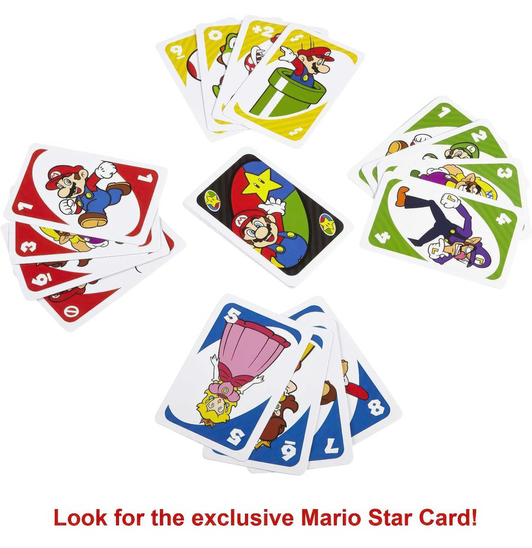 Product image: Uno super mario card game, , medium-null