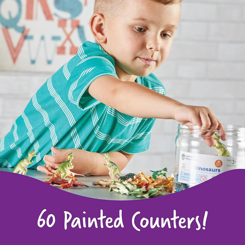 Product image: Learning resources dinosaur counters (set of 60), , medium-null