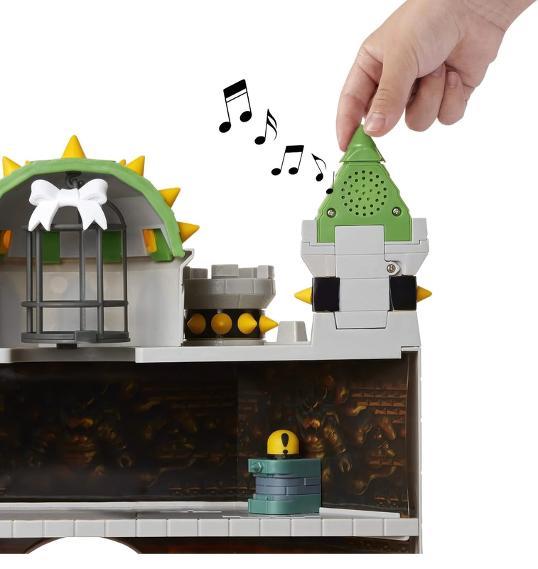 Super mario bros deluxe bowser's castle playset, , medium-null