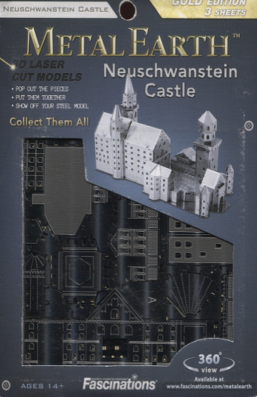 Product image: Fascinations metal earth neuschwanstein castle, , medium-null