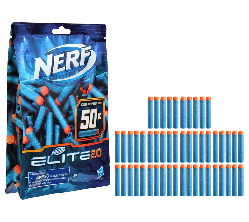 Nerf elite 2.0 commander rd-6 blaster 50 darts refill pack image number null