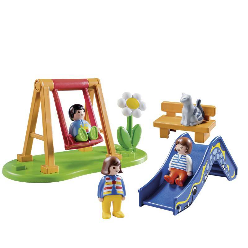 Playmobil 70130  - 1.2.3. Childrens playground toddler playset, , medium-null