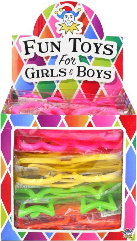 Children's star shaped fun glasses - assortment, , medium image number null