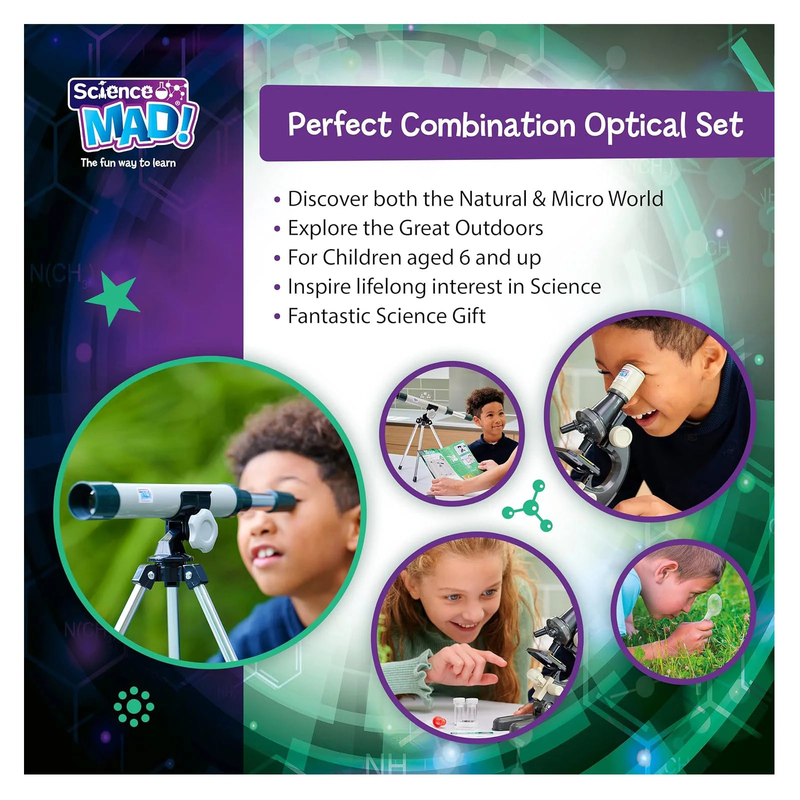 Product image: Science mad telescope & microscope combined set, , medium-null